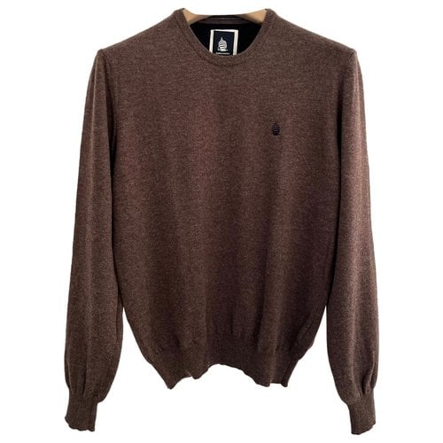 Pre-owned Marina Yachting Wool Pull In Brown