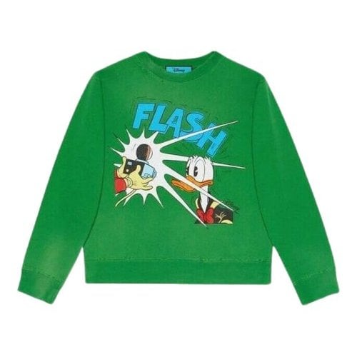 Pre-owned Disney X Gucci Sweatshirt In Green