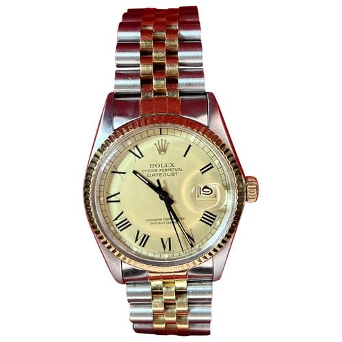 Pre-owned Rolex Datejust 36mm Watch In Gold
