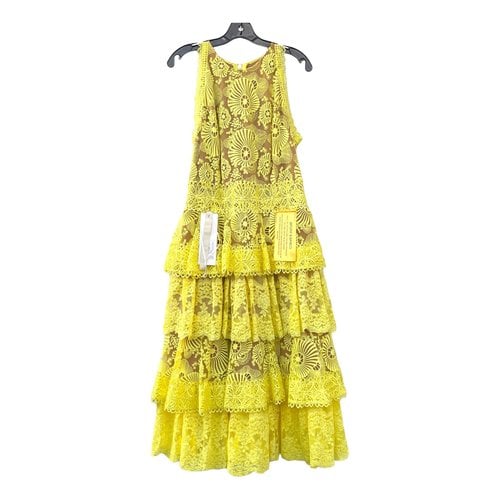 Pre-owned Bronx And Banco Mid-length Dress In Yellow