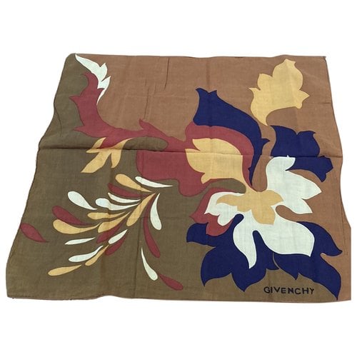 Pre-owned Givenchy Silk Handkerchief In Multicolour