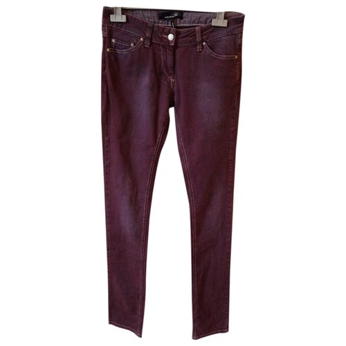 Pre-owned Isabel Marant Straight Jeans In Purple