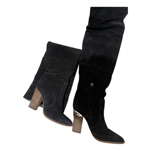 Pre-owned Club Monaco Boots In Black