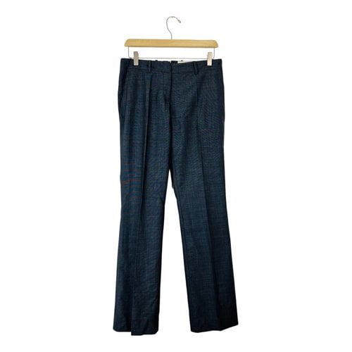Pre-owned Golden Goose Wool Trousers In Grey