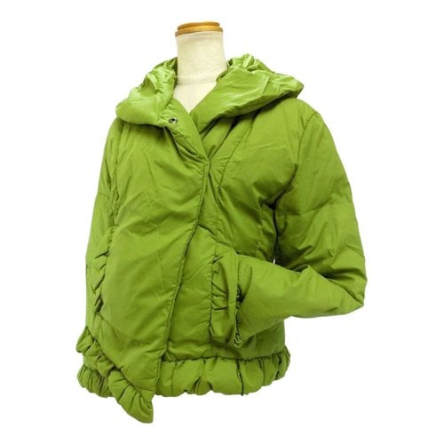 Pre-owned Max & Co Puffer In Green
