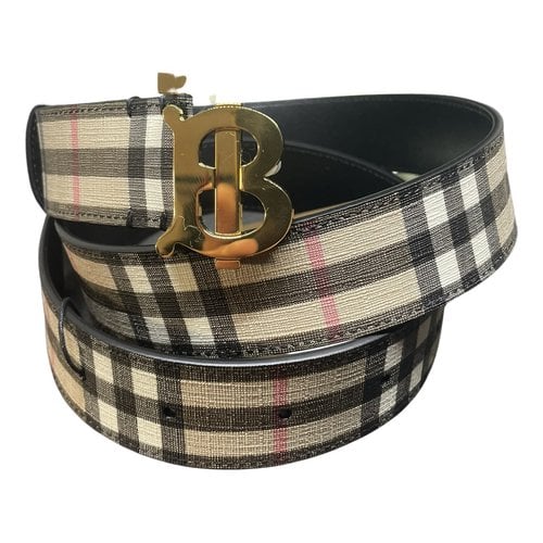 Pre-owned Burberry Belt In Multicolour