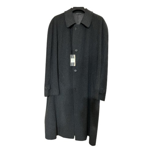 Pre-owned Dior Cashmere Coat In Grey