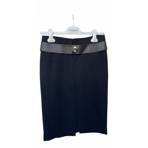 Pre-owned Gucci Wool Skirt In Black