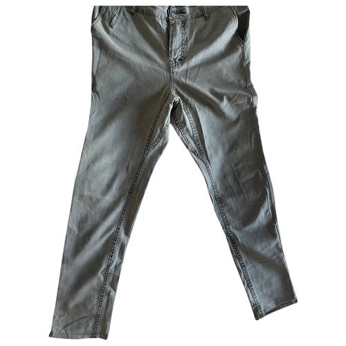 Pre-owned Allsaints Trousers In Green