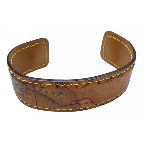 Pre-owned Alviero Martini Leather Bracelet In Brown