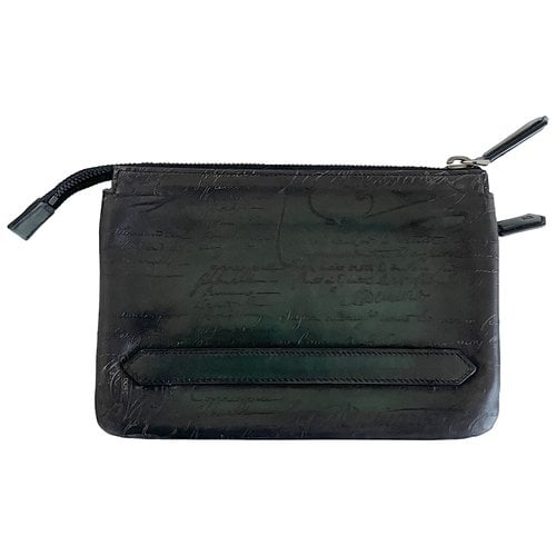 Pre-owned Berluti Leather Small Bag In Green