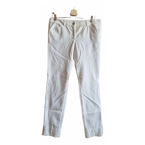 Pre-owned Dolce & Gabbana Trousers In White