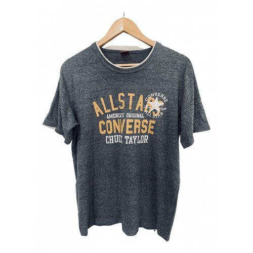 Pre-owned Converse T-shirt In Grey