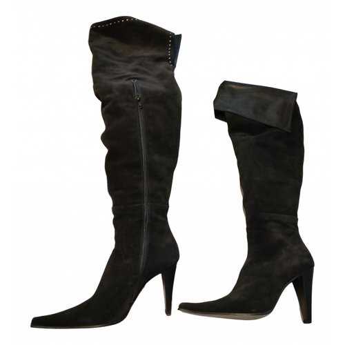 Pre-owned Caterina Lucchi Leather Boots In Black