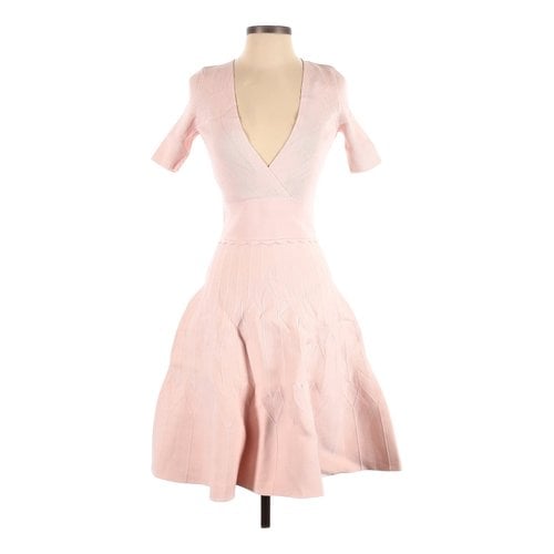 Pre-owned Sandro Mid-length Dress In Pink