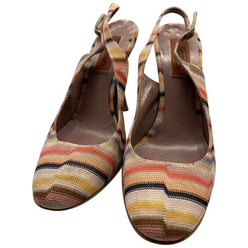 Pre-owned Missoni Cloth Sandals In Multicolour