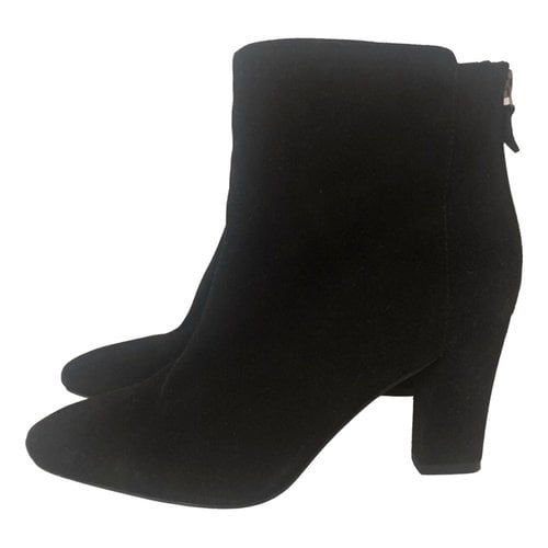 Pre-owned Bibi Lou Ankle Boots In Black