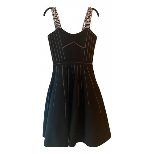 Pre-owned Maje Spring Summer 2021 Mini Dress In Black