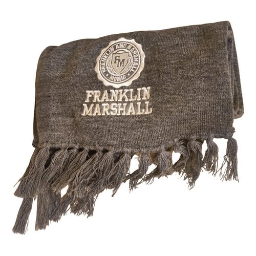 Pre-owned Franklin & Marshall Scarf & Pocket Square In Grey