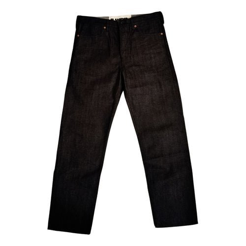 Pre-owned Jil Sander Straight Jeans In Black