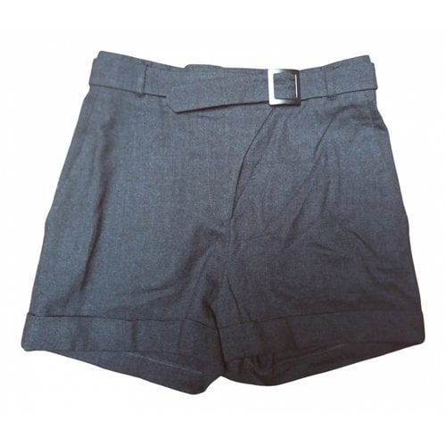 Pre-owned Ermanno Scervino Wool Shorts In Grey