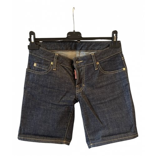 Pre-owned Dsquared2 Shorts In Navy