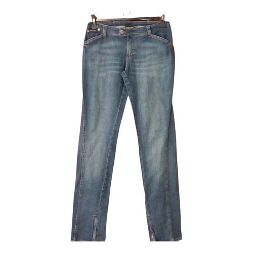 Pre-owned D&g Slim Jeans In Blue