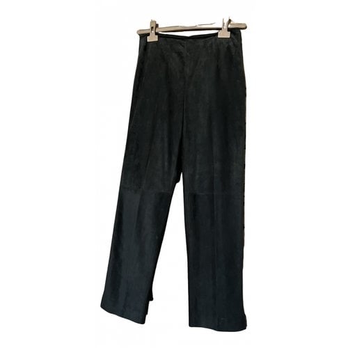 Pre-owned Loewe Straight Pants In Grey