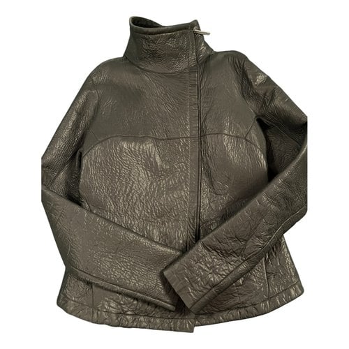 Pre-owned Isaac Sellam Shearling Jacket In Metallic