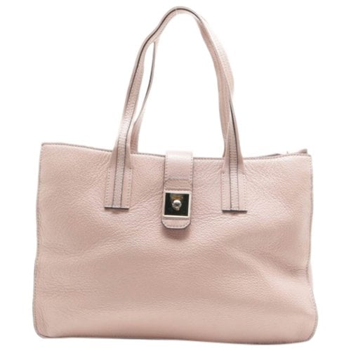 Pre-owned Furla Leather Bag In Pink