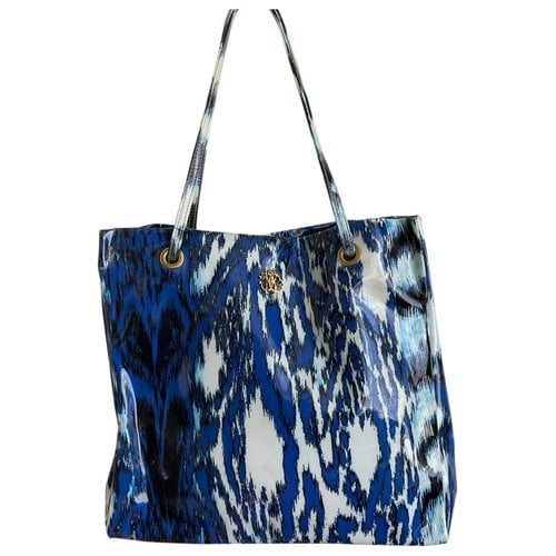 Pre-owned Roberto Cavalli Handbag In Blue