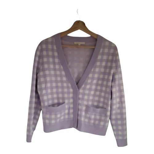 Pre-owned Maje Spring Summer 2021 Cardigan In Purple