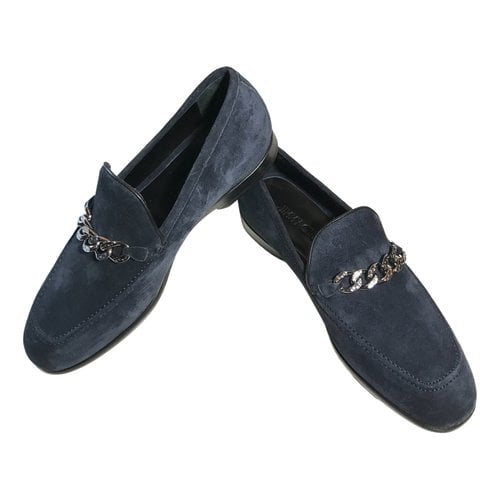Pre-owned Jimmy Choo Flats In Blue