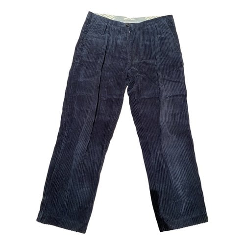 Pre-owned Sessun Straight Pants In Blue