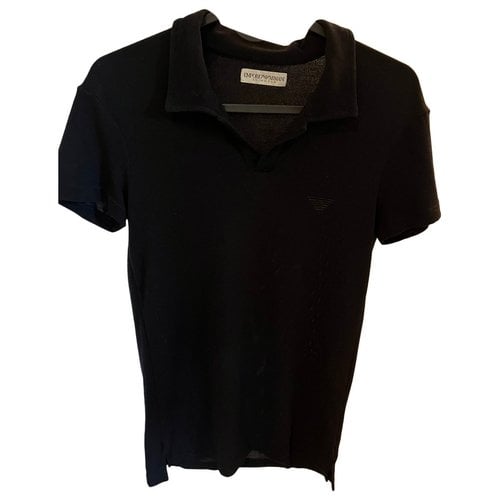 Pre-owned Emporio Armani T-shirt In Black