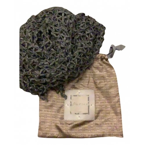 Pre-owned Maliparmi Wool Scarf In Grey