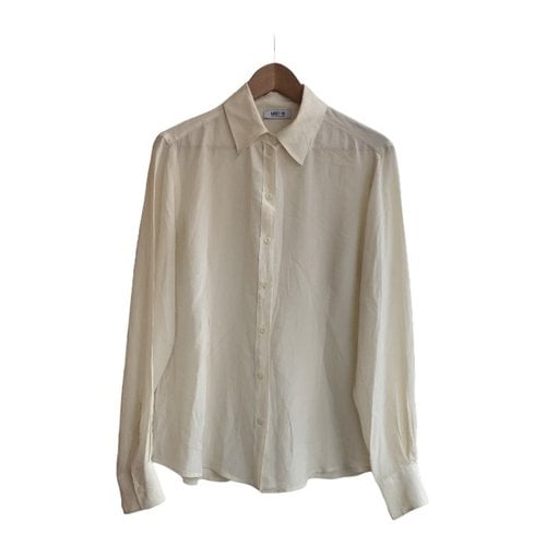 Pre-owned Moschino Cheap And Chic Silk Shirt In White