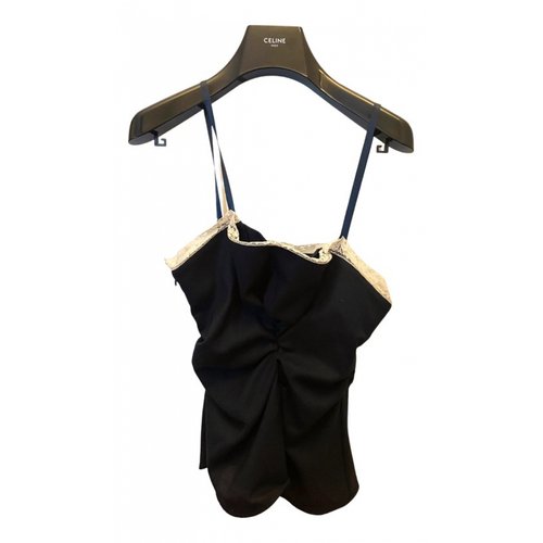 Pre-owned Jacquemus Leather Camisole In Blue