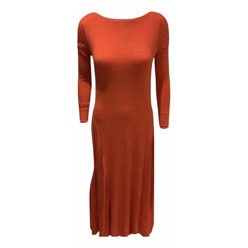 Pre-owned Ralph Lauren Maxi Dress In Red
