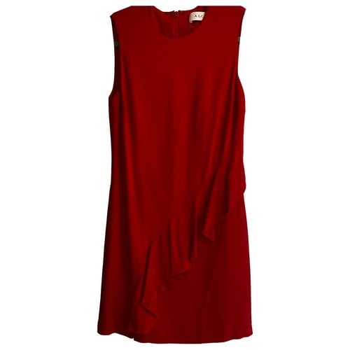 Pre-owned A.l.c Mini Dress In Red