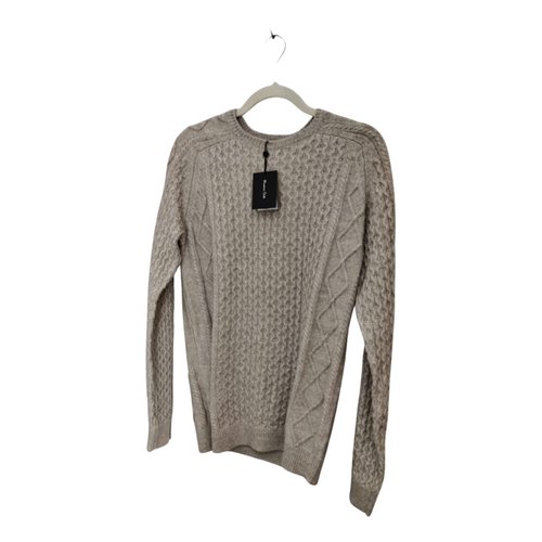 Pre-owned Massimo Dutti Pull In Beige