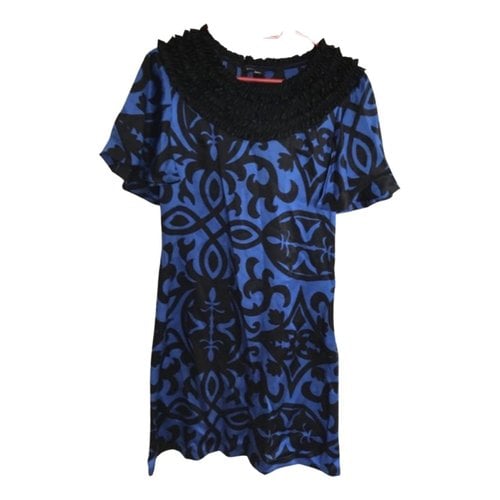 Pre-owned Marc Jacobs Mini Dress In Blue