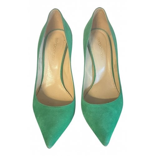 Pre-owned Sergio Rossi Heels In Green
