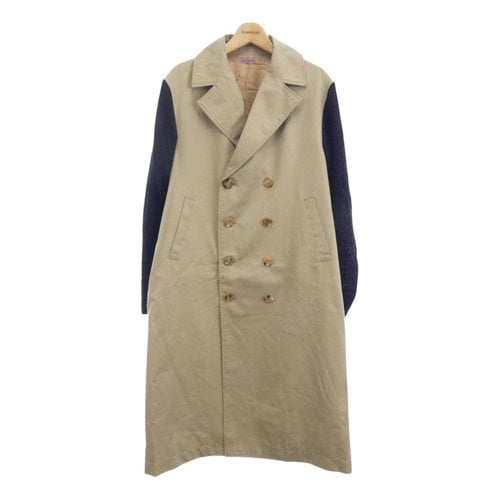 Pre-owned Undercover Trench Coat In Beige