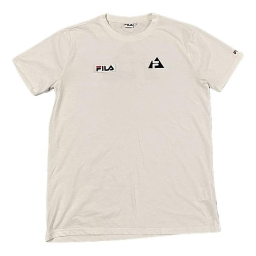Pre-owned Fila T-shirt In White