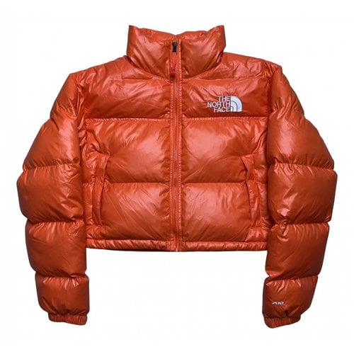 Pre-owned The North Face Puffer In Orange