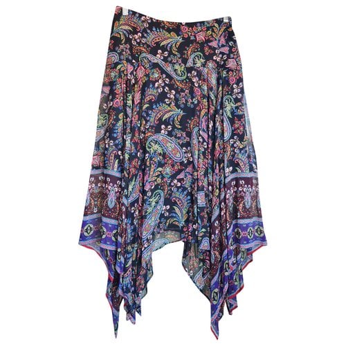 Pre-owned Derhy Maxi Skirt In Multicolour