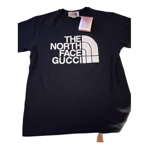 Pre-owned The North Face X Gucci T-shirt In Black