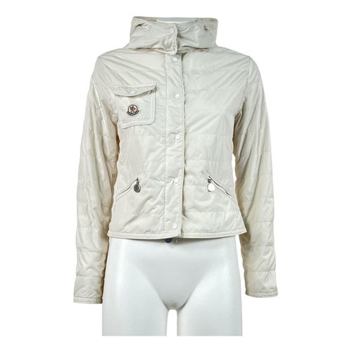 Pre-owned Moncler Puffer In White