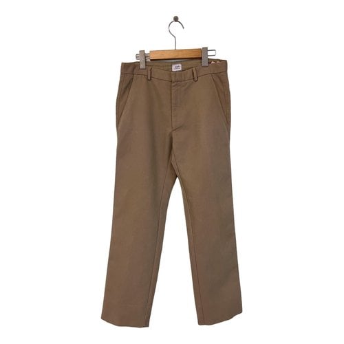 Pre-owned C.p. Company Trousers In Brown